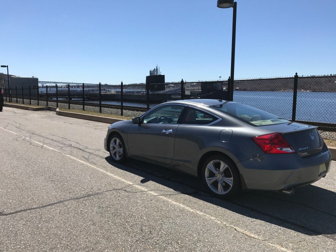 2012 Honda Accord in front of the USS Nautilus.