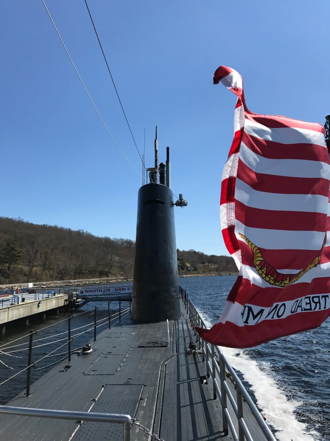 Sail of the USS Nautilus.