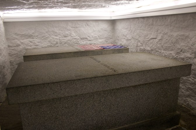Tombs of John Adams and Abigail Adams.