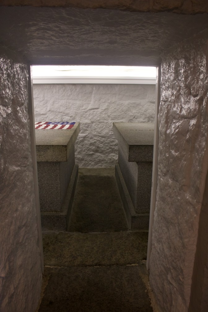 Doorway into the crypt.