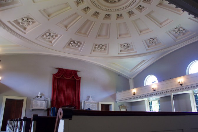 Sanctuary of United First Parish Church.