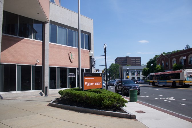 Visitor Center for Adams National Historic Park.