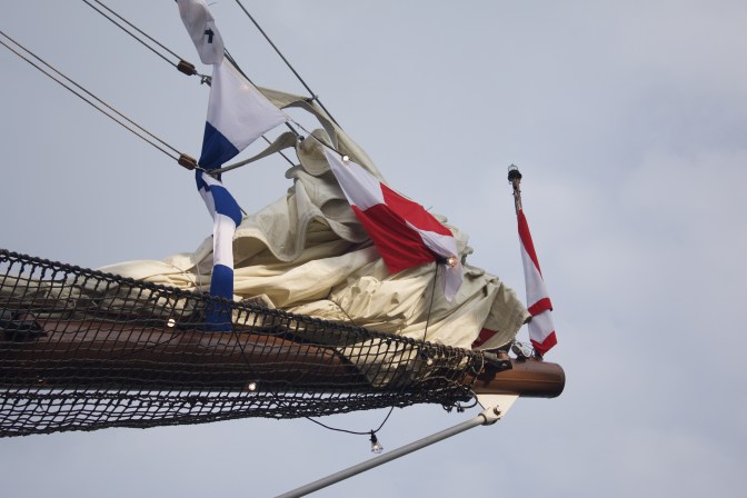 Bowsprit of the BAP Union.