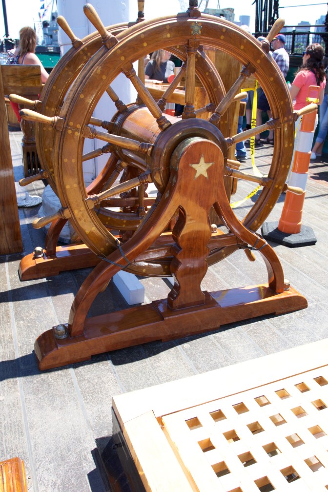 The ship's wheel.