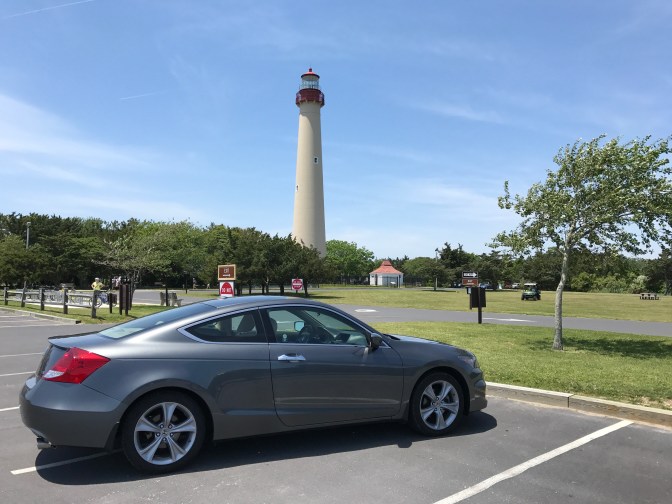 2012 Honda Accord in front of Cape May Lighthouse.