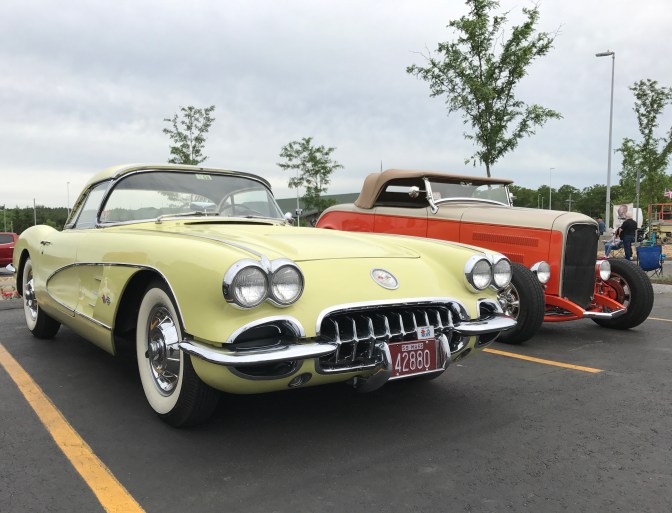 1959 yellow Chevrolet Convertible.