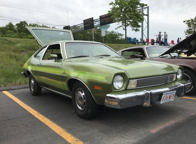 1974 Ford Pinto in green.