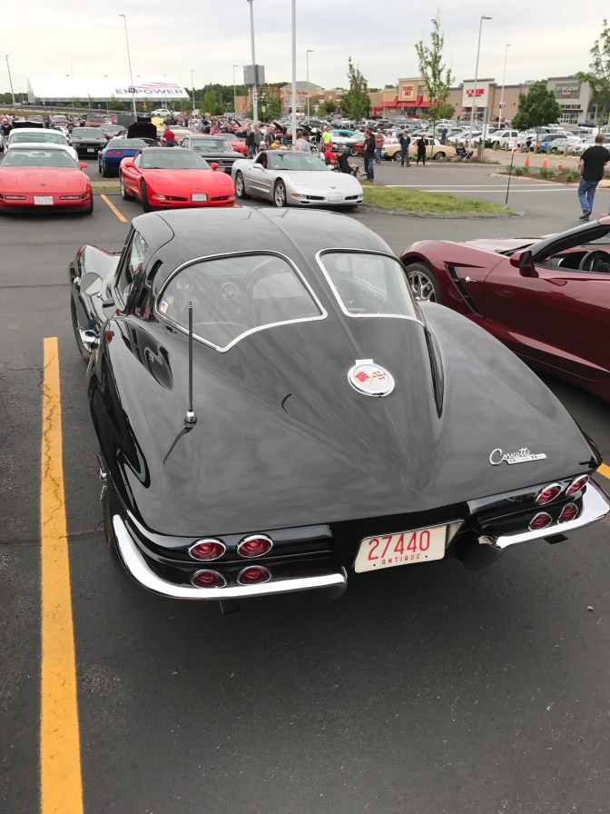 1963 Chevrolet Corvette rear view.