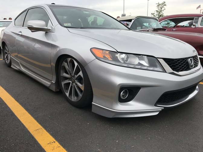Lowered 9th generation Honda Accord.