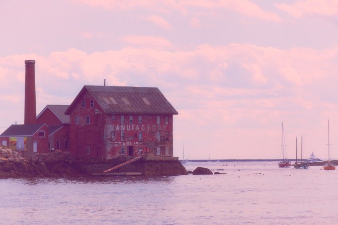 Tarr & Wonson Paint Factory on coast of Gloucester.