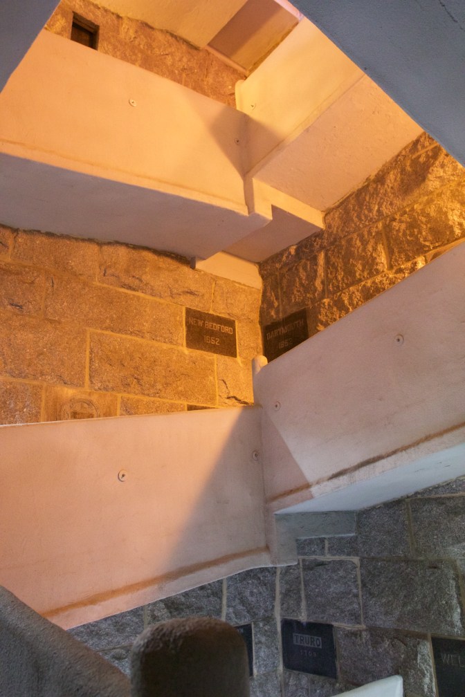 Ramps leading up to the top.