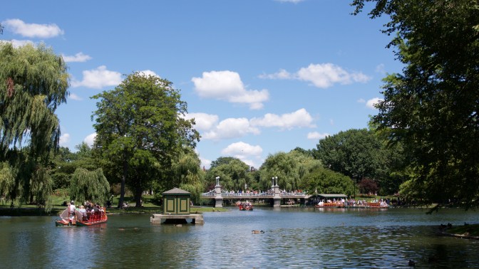 Pond at Boston Public Garden