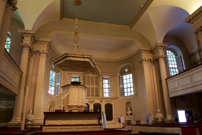 Interior of King's Chapel.