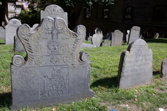 King's Chapel cemetery.