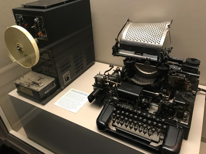 US-Soviet hotline teletype machine.