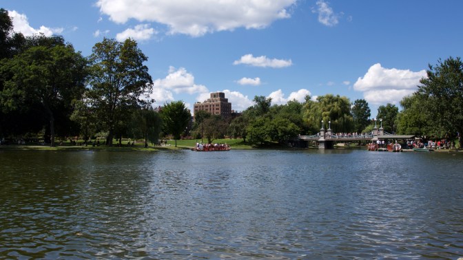 Boston Public Garden pond.