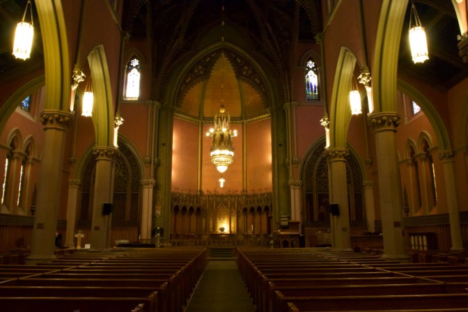 Interior of Church of the Covenant.