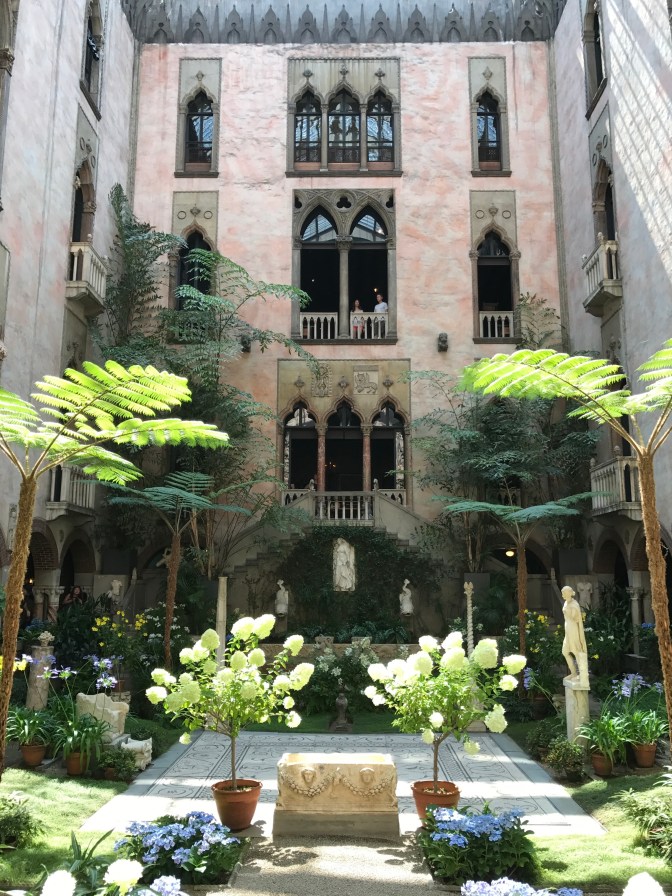Central Courtyard of the Isabella Stewart Gardner Museum.
