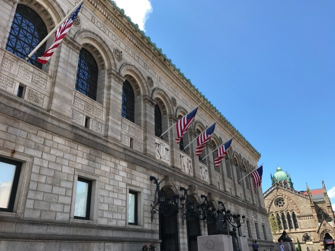 Boston Public Library McKim building.