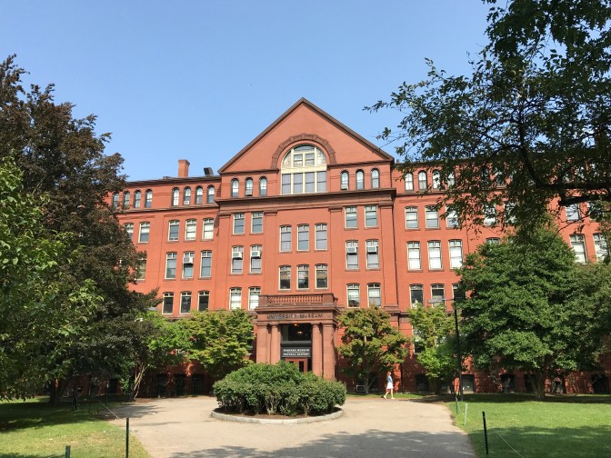 Exterior of the Harvard Museum of Natural History.