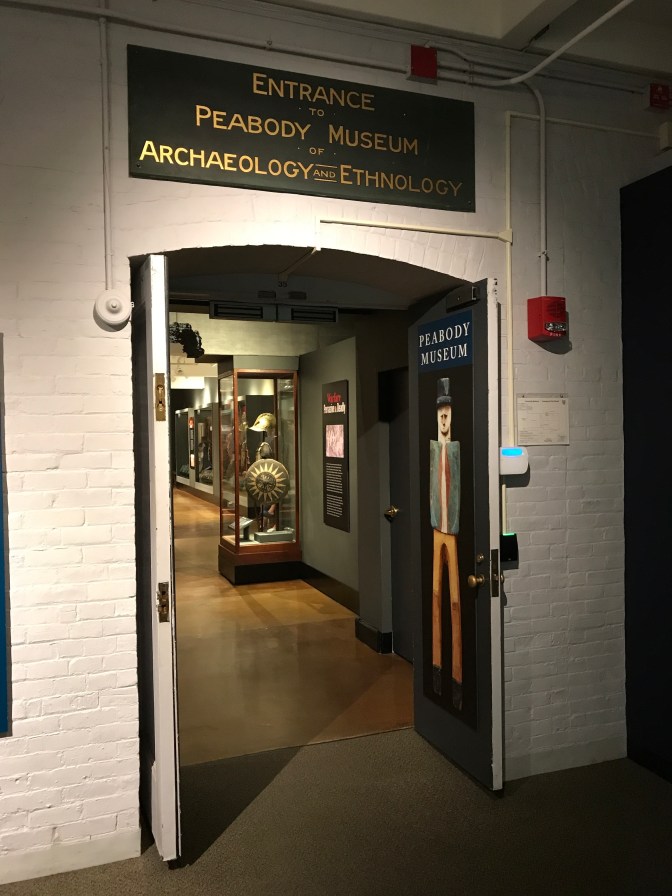 Entrance to the Peabody Museum.