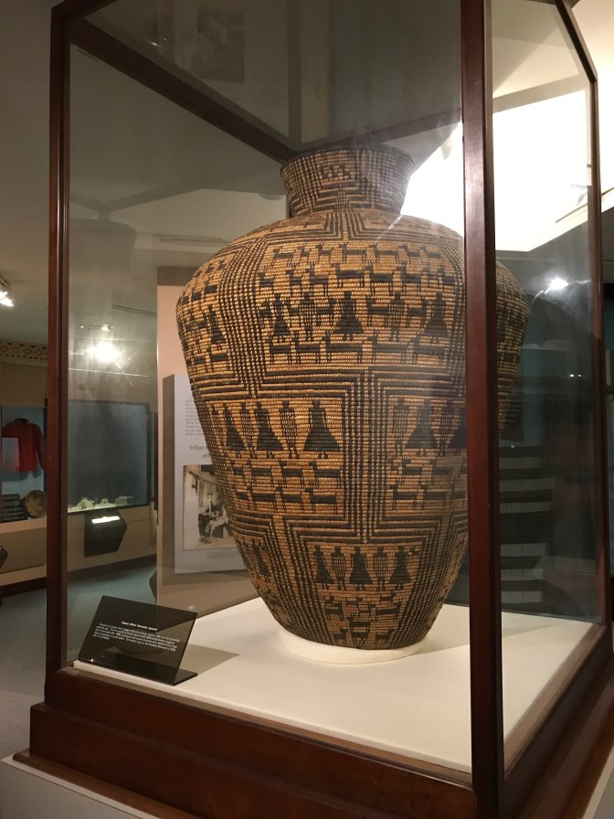 Large Apache woven basket.