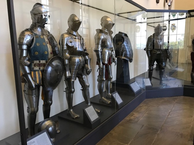 Suits of armor.