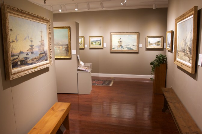 Art museum featuring nautical art.