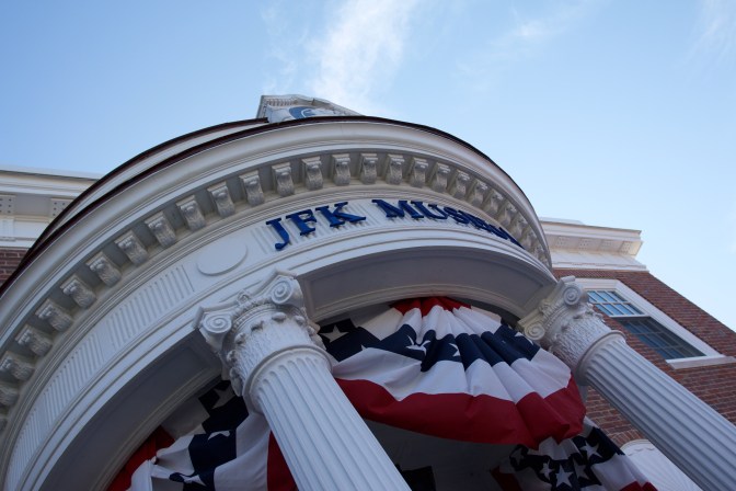 Entrance to the JFK Museum in Hyannis.
