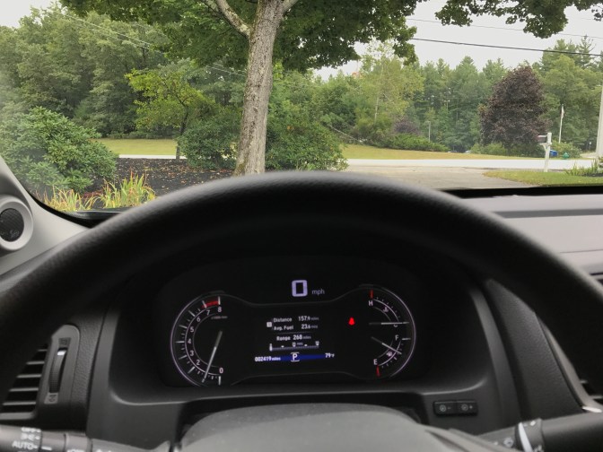 Dashboard of 2017 Honda Ridgeline