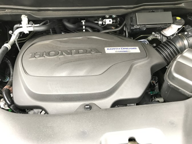 Honda V6 engine in the Ridgeline.