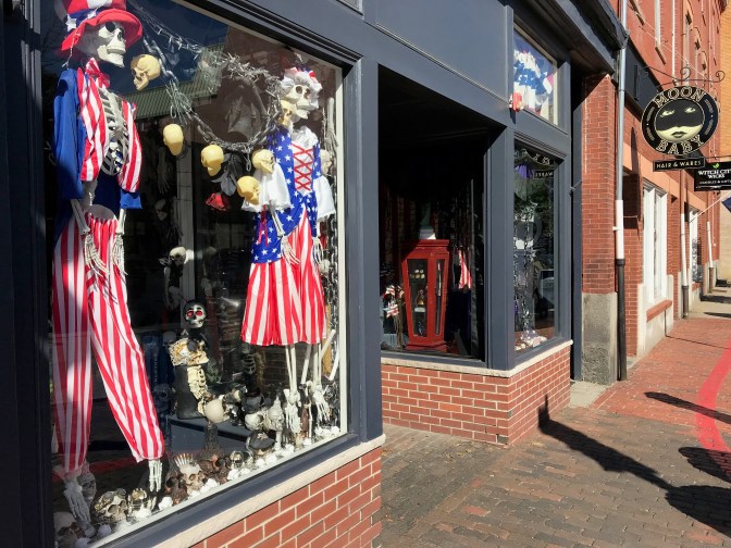 Storefronts on Essex Street.