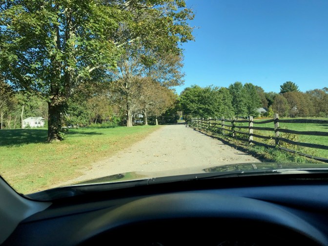 Road to the Rebecca Nurse Homestead.