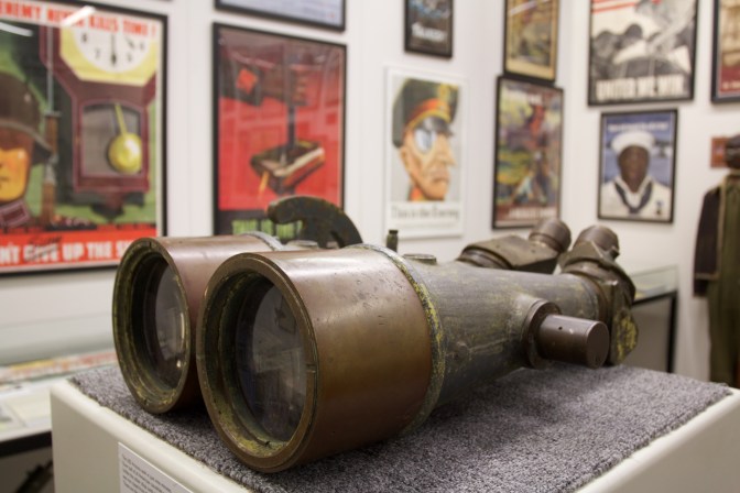 Binoculars from the USS Arizona.