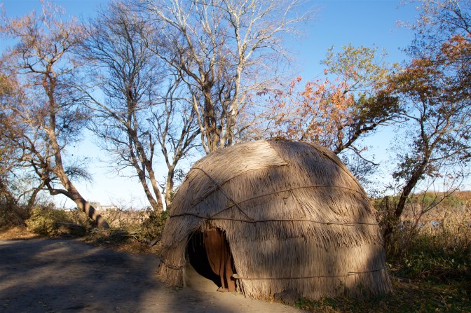 Wigwam at the Wampanoag Homesite.