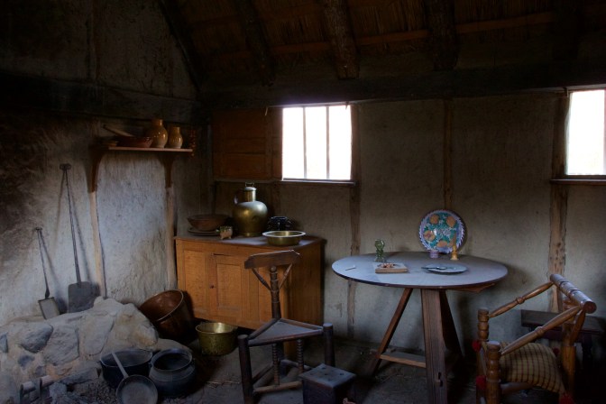 Dutch furnishings inside one of the houses.