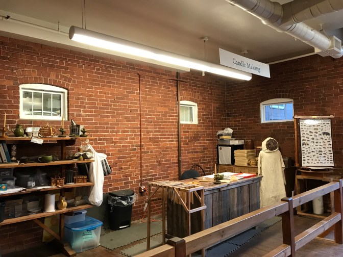 Candle Making workshop in the Craft Center.