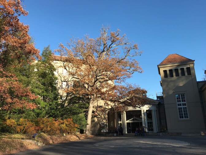 Entrance to museum and galleries.