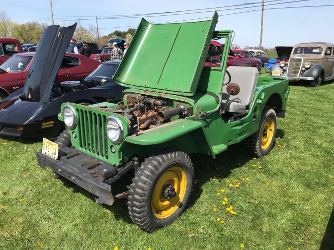 1946 Jeep in green.