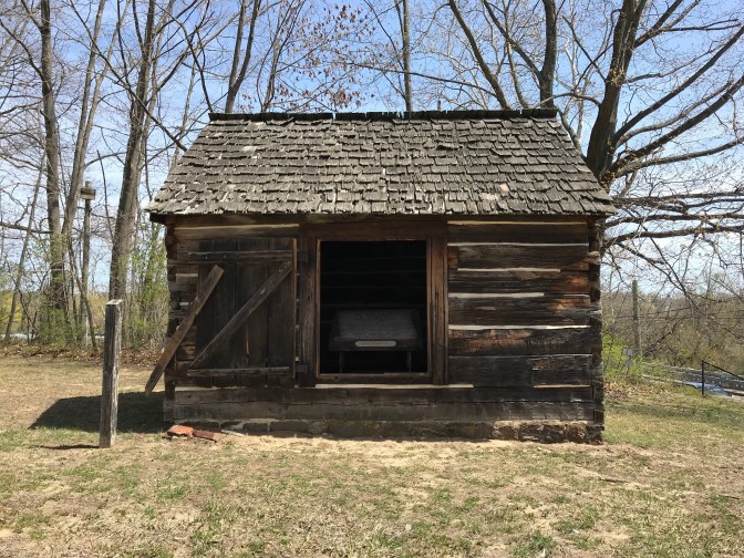 The Schorn Cabin, a log cabin.