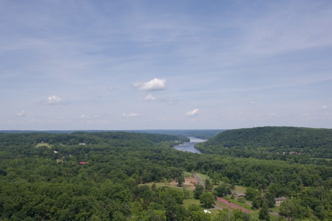 View from the top of the tower.
