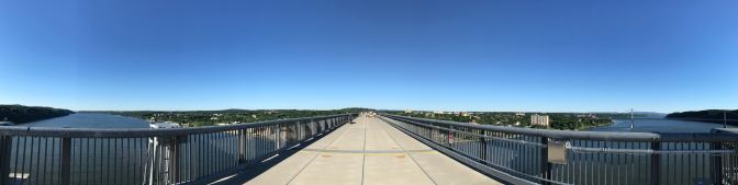 Panoramic view of the bridge.
