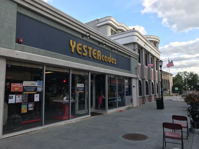 Exterior of Yestercades.