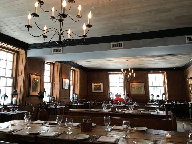Interior of Fraunces Tavern.