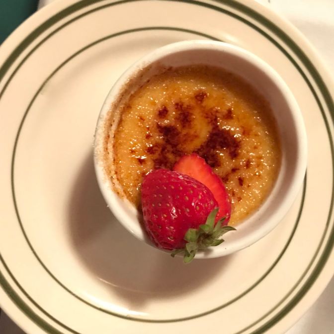Maple creme brûlée.