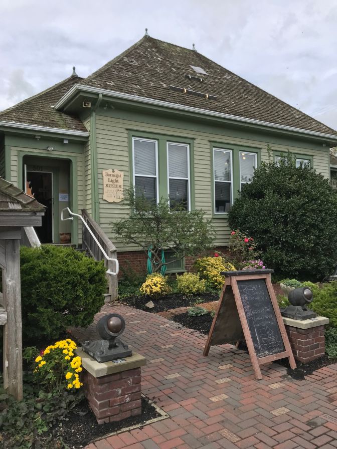 Exterior of the Barnegat Lighthouse Museum.