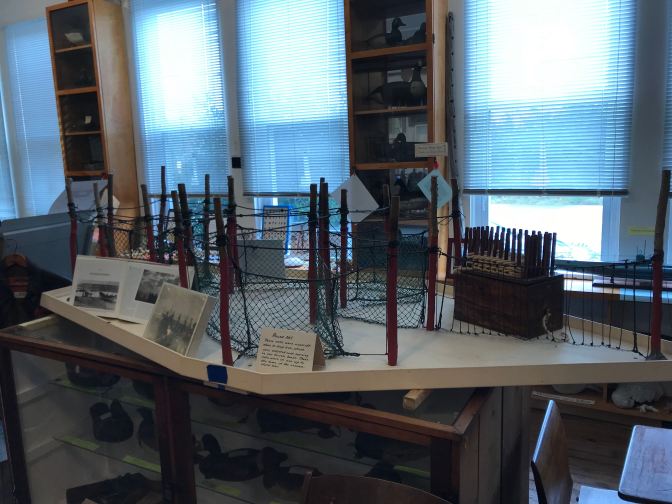 Antique fishing nets.