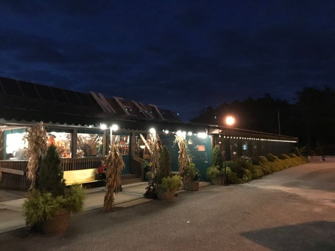 Exterior of Menz restaurant.