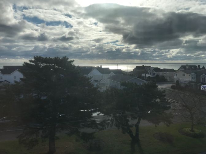 View from the top of Tatham Life Saving Station.