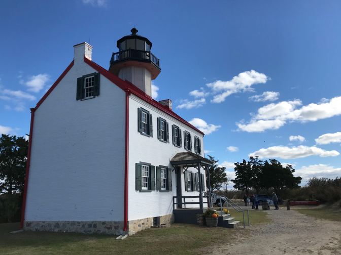 Exterior of East Point Lighthouse.